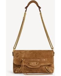 Balenciaga - Le City Clutch With Chain - Lyst