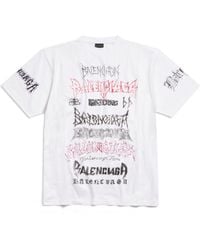 Balenciaga - Diy metal t-shirt large fit - Lyst