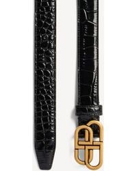 Balenciaga - Bb Thin Belt - Lyst