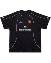 Balenciaga - T-shirt barcelona soccer oversize - Lyst