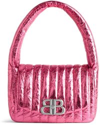 Balenciaga - Monaco Small Sling Bag Metallized Quilted - Lyst
