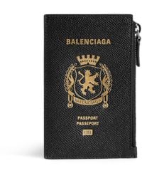 Balenciaga - Passport Long Coin And Card Holder - Lyst