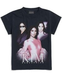 Balenciaga - Kim K Shrunk T-Shirt - Lyst