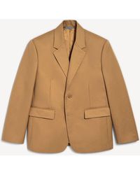 Balenciaga - Single-Breasted Normal Fit Jacket - Lyst
