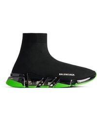 Balenciaga - Speed 2.0 Full Clear Sole Recycled Knit Sneaker - Lyst