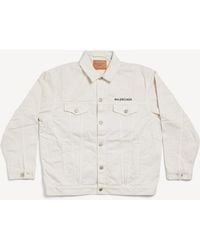 Balenciaga - Denim Jacket Regular Fit - Lyst