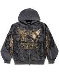 Balenciaga - Hoodie Con Cremallera Tacky Regular Fit - Lyst