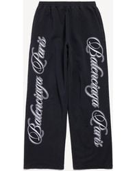Balenciaga - Cursive Baggy-Hose - Lyst