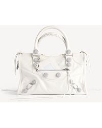 Balenciaga - Le City Bag Small Giant Studs With Rhinestones - Lyst