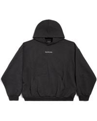 Balenciaga - Back Strass' Hoodie - Lyst