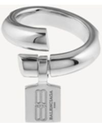 Balenciaga - Saint-Germain Tag Ring - Lyst