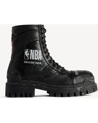 Balenciaga - Nba Collaboration Combat Strike Boot - Lyst