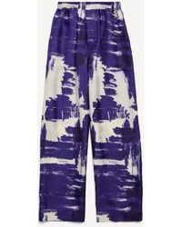 Balenciaga - Paintbrush Pyjama Trousers - Lyst