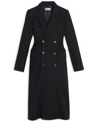 Balenciaga - Hourglass Double-breasted Overcoat - Lyst