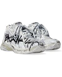 Balenciaga - Runner Graffiti Sneaker - Lyst