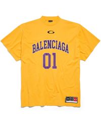 Balenciaga - Basketball Oversized T-Shirt - Lyst