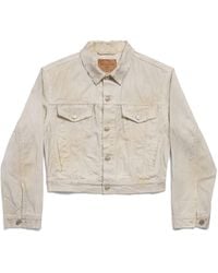 Balenciaga - Denim Small Fit Jacket - Lyst