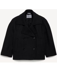 Balenciaga - Short Cocoon Coat - Lyst