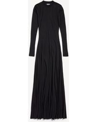 Balenciaga - Long Sleeve Maxi Dress - Lyst