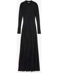 Balenciaga - Long Sleeve Maxi Dress - Lyst