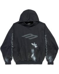 Balenciaga - 3b stencil hoodie medium fit - Lyst