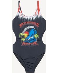 Balenciaga - Extreme Tie Dye Swimsuit - Lyst