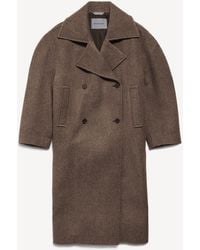 Balenciaga - Long Cocoon Coat - Lyst