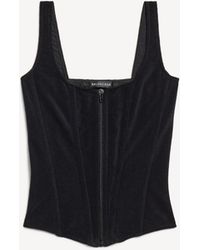Balenciaga - Stretch Corset Top - Lyst