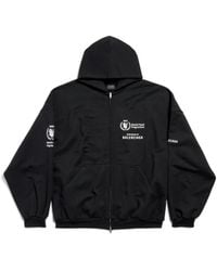 Balenciaga - Wfp Outerwear Zip-Up Hoodie - Lyst
