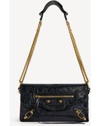 Balenciaga - Le City Clutch With Chain - Lyst