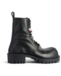 Balenciaga - Hummer Lace-up Bootie - Lyst