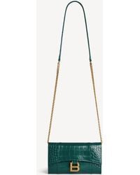 Balenciaga - Hourglass Wallet On Chain - Lyst