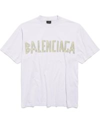 Balenciaga - Tape Type T-Shirt Medium Fit - Lyst
