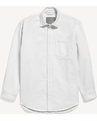 Balenciaga - Denim Long Sleeve Shirt - Lyst