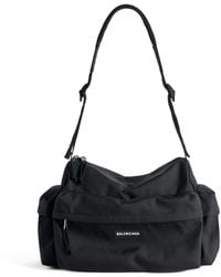 Balenciaga - Explorer Weekender Mit Mehreren Taschen Klein - Lyst