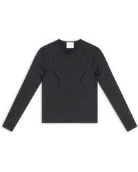 Balenciaga - 3b Sports Icon Fitted Long Sleeve Top - Lyst