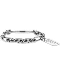 Balenciaga - Bracciale Con Moschettone Tags - Lyst