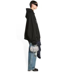 Balenciaga - Le Cagole Mini Bag With Chain And Rhinestones - Lyst