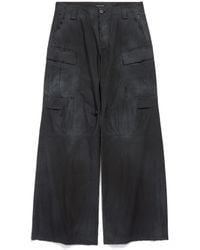 Balenciaga - Flared Cargo Pants - Lyst
