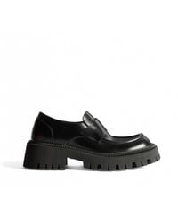 Balenciaga - Tractor Leather Loafers - Lyst