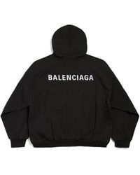 Balenciaga - New Back Hoodie Medium Fit - Lyst