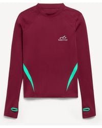 Balenciaga - Techwear Fitted Long Sleeve Top - Lyst