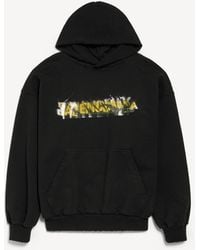Balenciaga - Messy Spray Medium Fit Hoodie - Lyst