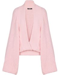 Balmain - Oversized Knit Jumper - Lyst