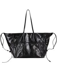 Balmain - Track Zips Calfskin Tote Bag - Lyst
