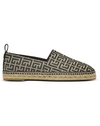 Balmain - Monogram Jacquard Espadrilles - Lyst