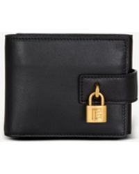 Balmain - Pulse Trifold Lambskin Wallet - Lyst