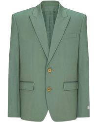 Balmain - Cotton Twill 2-Button Jacket - Lyst