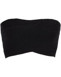 Balmain - Tube-Knit Bra Top - Lyst