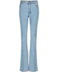 Balmain - Denim High-Waisted Jeans - Lyst